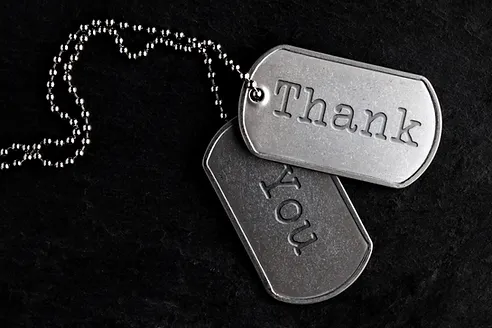 Thank You Dog Tags