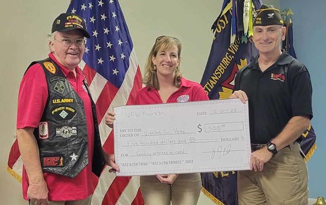 VFW Post 5311 Check presentation