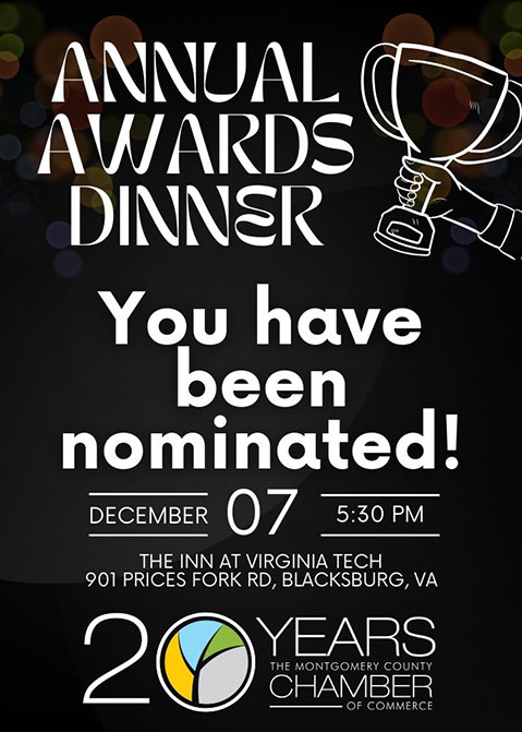 Annual Awards Dinner Vittles for Vets nominated